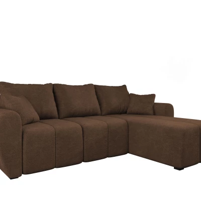 Dizajnová rozkladacia sedačka BIANA - hnedá