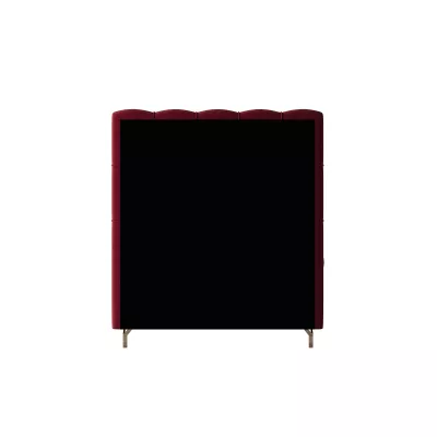 Čalúnená boxspringová posteľ 120x200 ADRIA 2 - červená