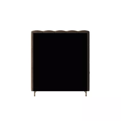 Čalúnená boxspringová posteľ 90x200 ADRIA COMFORT 2 - hnedá