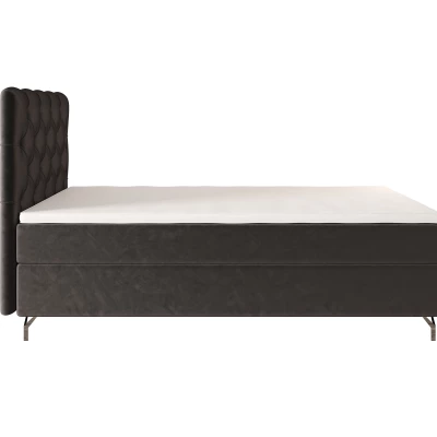 Čalúnená boxspringová posteľ 90x200 ADRIA COMFORT 2 - šedá
