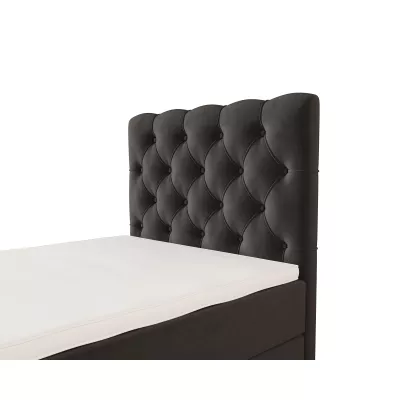 Čalúnená boxspringová posteľ 90x200 ADRIA COMFORT 2 - šedá