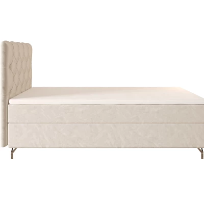 Čalúnená boxspringová posteľ 100x200 ADRIA COMFORT 2 - béžová
