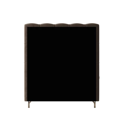 Čalúnená boxspringová posteľ 120x200 ADRIA COMFORT 2 - hnedá