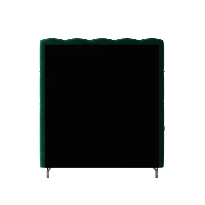 Čalúnená boxspringová posteľ 120x200 ADRIA COMFORT 2 - zelená