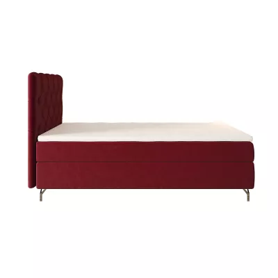 Čalúnená boxspringová posteľ 120x200 ADRIA COMFORT 2 - červená