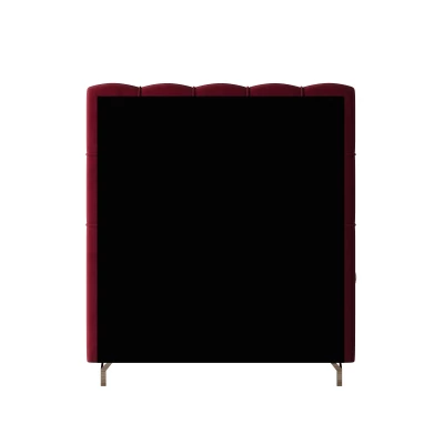 Čalúnená boxspringová posteľ 120x200 ADRIA COMFORT 2 - červená