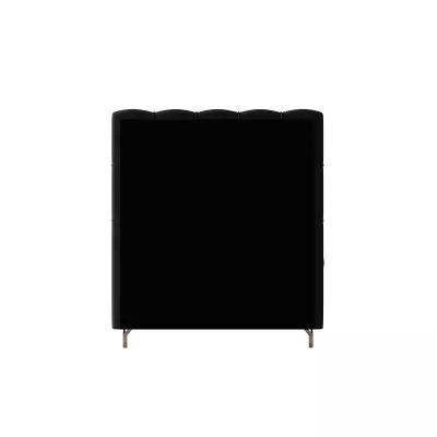 Čalúnená boxspringová posteľ 120x200 ADRIA PLUS 2 - tmavo šedá