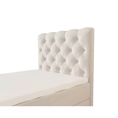 Čalúnená boxspringová posteľ 90x200 ADRIA COMFORT PLUS 2 - béžová