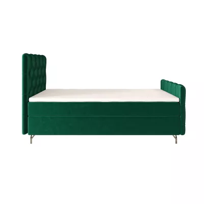 Čalúnená boxspringová posteľ 100x200 ADRIA COMFORT PLUS 2 - zelená