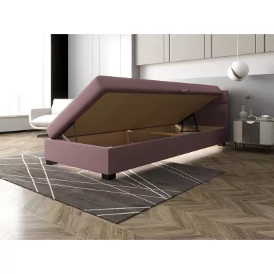 Jednolôžková čalúnená posteľ 80x195 NALINDA 1 - ecru