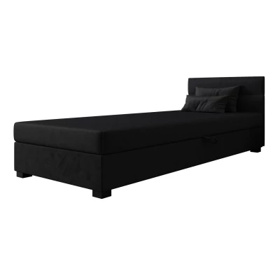 Jednolôžková čalúnená posteľ 120x195 NALINDA 1 - grafitová