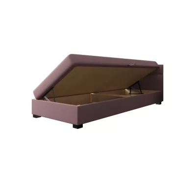 Jednolôžková čalúnená posteľ 90x195 NALINDA 2 - šedá / svetlo šedá