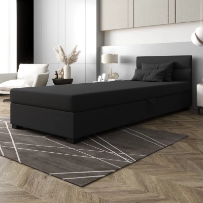 Jednolôžková čalúnená posteľ 100x195 NALINDA 2 - šedá