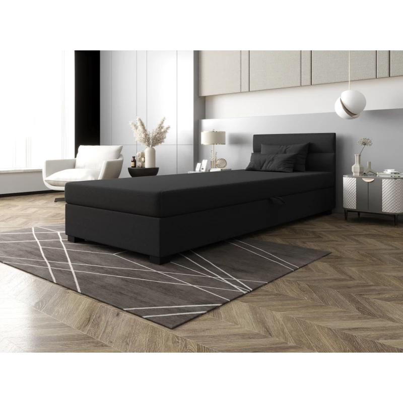 Jednolôžková čalúnená posteľ 100x195 NALINDA 2 - šedá