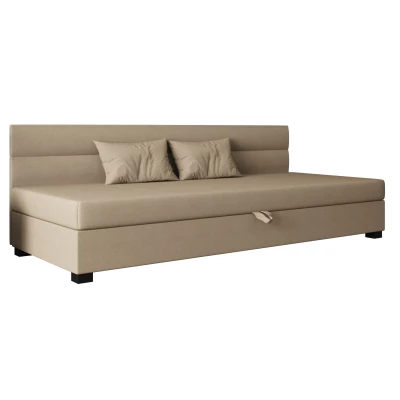 Jednolôžková čalúnená posteľ 110x195 NALINDA BIZ 1 - hnedá