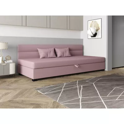 Jednolôžková čalúnená posteľ 100x195 NALINDA BIZ 1 - ružová