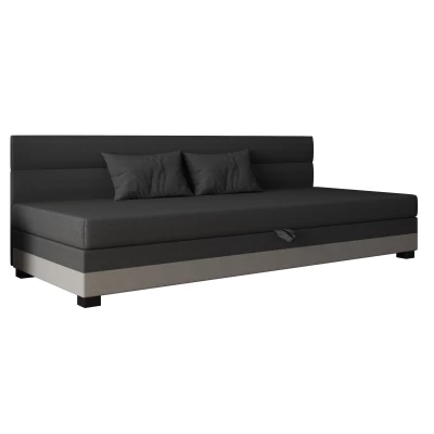 Jednolôžková čalúnená posteľ 110x195 NALINDA BIZ 2 - šedá / svetlo šedá