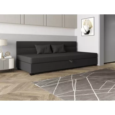 Jednolôžková čalúnená posteľ 120x195 NALINDA BIZ 2 - šedá