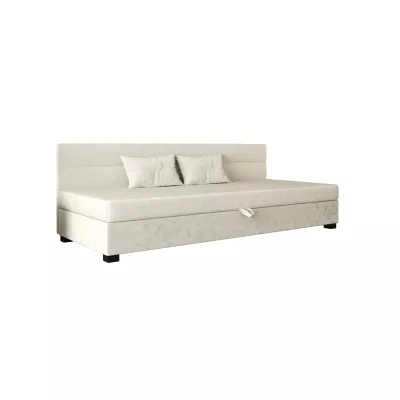 Jednolôžková čalúnená posteľ 120x195 NALINDA BIZ 2 - ecru