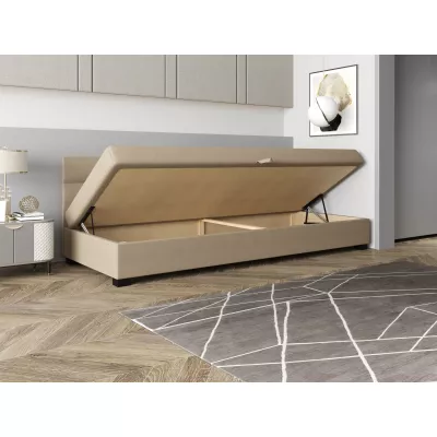 Jednolôžková čalúnená posteľ 80x195 NALINDA BIZ 2 - zelená