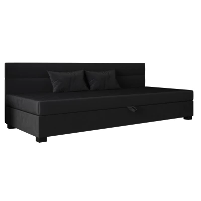 Jednolôžková čalúnená posteľ 100x195 NALINDA BIZ 2 - grafitová