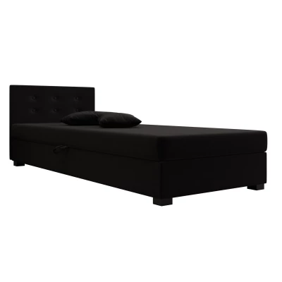Jednolôžková posteľ 120x195 AJKA 1 - čierna