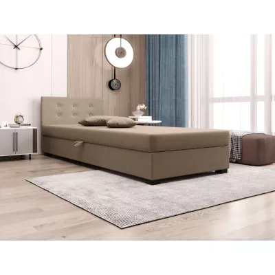 Jednolôžková posteľ 100x195 AJKA 1 - hnedá
