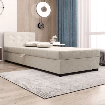 Jednolôžková posteľ 100x195 AJKA 1 - ecru