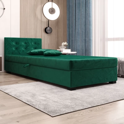 Jednolôžková posteľ 80x195 AJKA 1 - zelená
