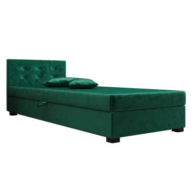 Jednolôžková posteľ 90x195 AJKA 1 - zelená