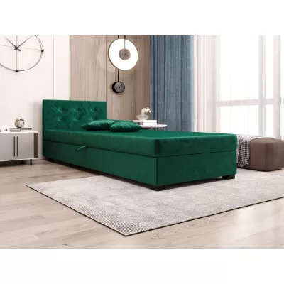 Jednolôžková posteľ 120x195 AJKA 1 - zelená