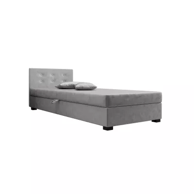 Jednolôžková posteľ 110x195 AJKA 1 - svetlo šedá