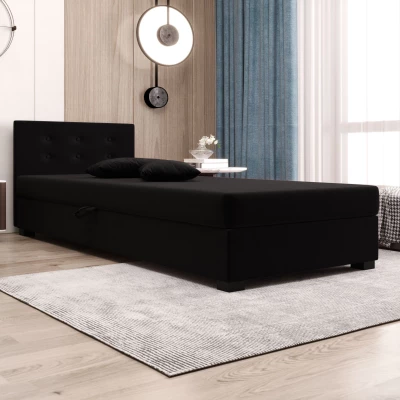 Jednolôžková posteľ 80x195 AJKA 2 - čierna