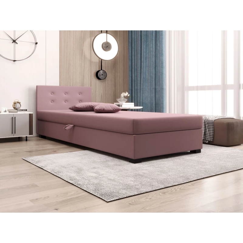 Jednolôžková posteľ 100x195 AJKA 2 - ružová