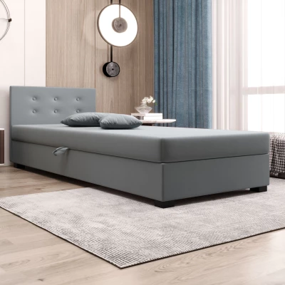 Jednolôžková posteľ 80x195 AJKA 2 - modrošedá