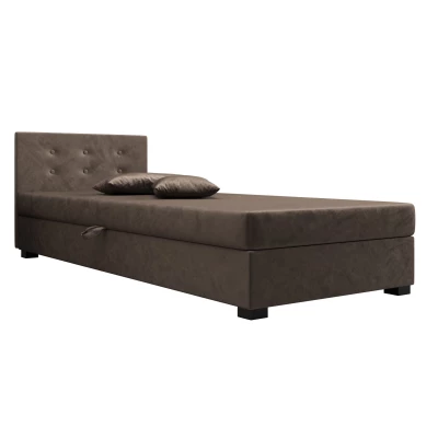 Jednolôžková posteľ 90x195 AJKA 2 - tmavo hnedá