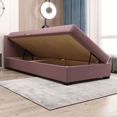 Jednolôžková posteľ 110x195 AJKA 2 - svetlo šedá