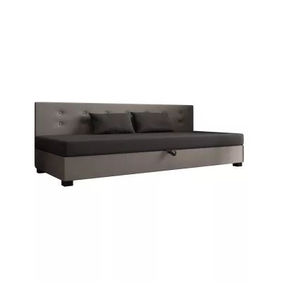 Jednolôžková posteľ 80x195 AJKA BIZ 1 - šedá / svetlo šedá