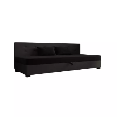 Jednolôžková posteľ 110x195 AJKA BIZ 1 - čierna / šedá