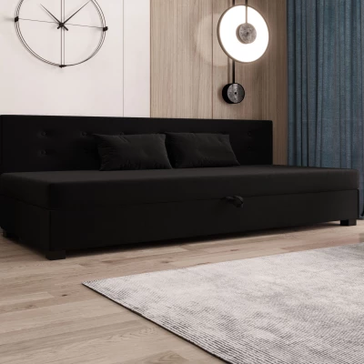 Jednolôžková posteľ 120x195 AJKA BIZ 1 - čierna