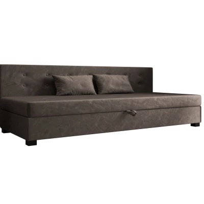 Jednolôžková posteľ 120x195 AJKA BIZ 1 - tmavo hnedá