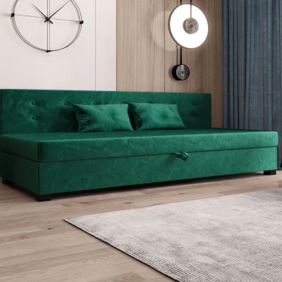 Jednolôžková posteľ 80x195 AJKA BIZ 1 - zelená