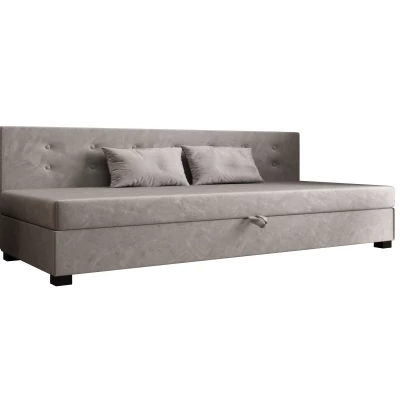 Jednolôžková posteľ 90x195 AJKA BIZ 1 - svetlo šedá