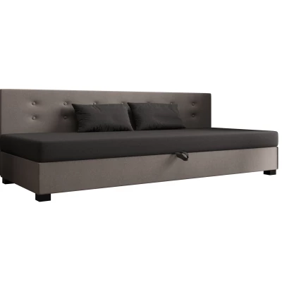 Jednolôžková posteľ 100x195 AJKA BIZ 2 - šedá / svetlo šedá