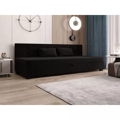 Jednolôžková posteľ 110x195 AJKA BIZ 2 - čierna
