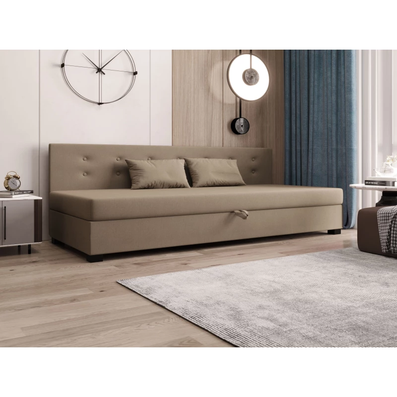 Jednolôžková posteľ 90x195 AJKA BIZ 2 - hnedá