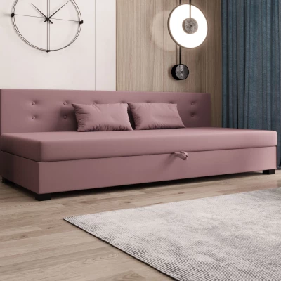 Jednolôžková posteľ 80x195 AJKA BIZ 2 - ružová
