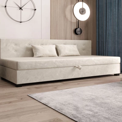 Jednolôžková posteľ 90x195 AJKA BIZ 2 - ecru
