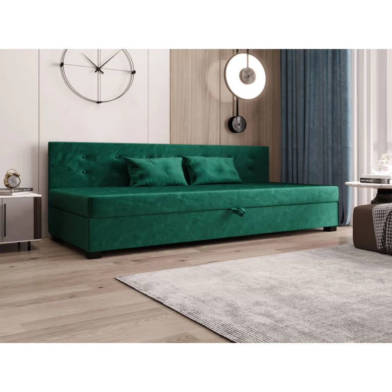 Jednolôžková posteľ 80x195 AJKA BIZ 2 - zelená