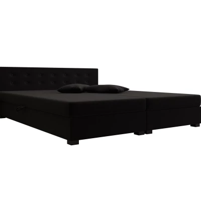 Manželská posteľ 160x200 AJKA DOUBLE 1 - čierna